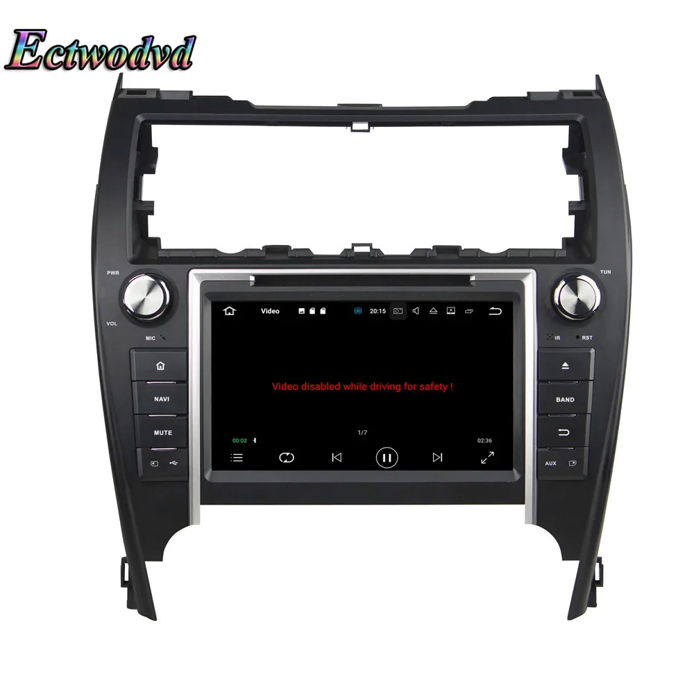 Perfect Ectwodvd Octa Core 4G RAM 64G ROM Android 9.0 Car Multimedia DVD Player GPS HeadUnit For Toyota Camry 2012 US 17