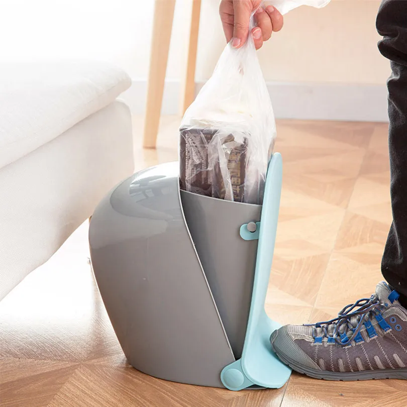 Household Pedal Trash Can Creative Living Room Kitchen Plastic Waste