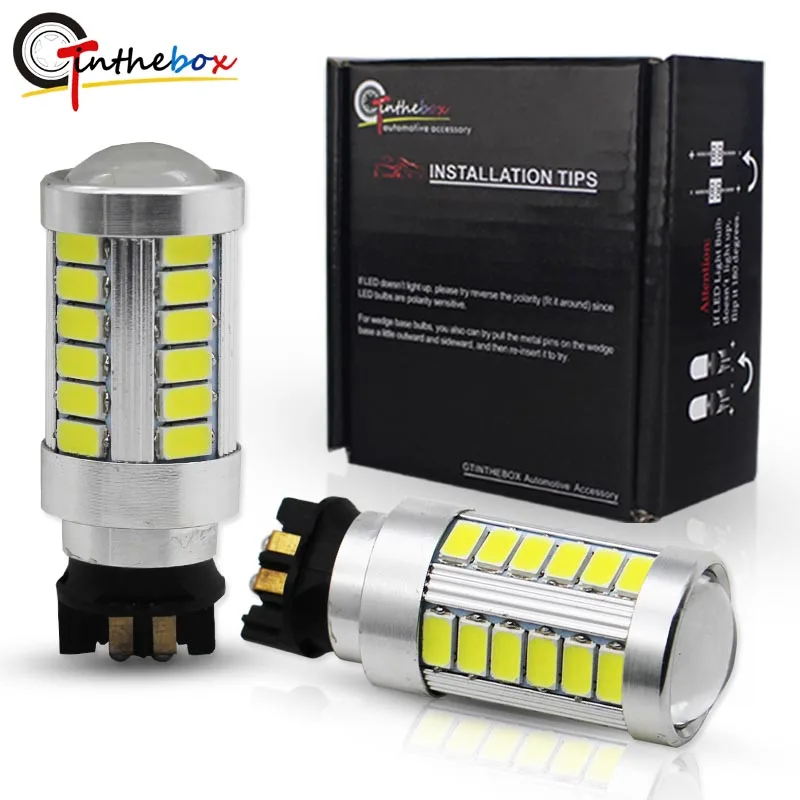 Светодиодные лампы gtinakui 33 SMD PW24W PWY24W для указателей поворота Audi BMW Volkswagen или