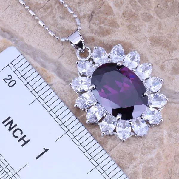 Комплект из кольца и серёг с фианитом Размер 6 / 7 8 9 10|silver jewelry set|jewelry setsearring pendant |