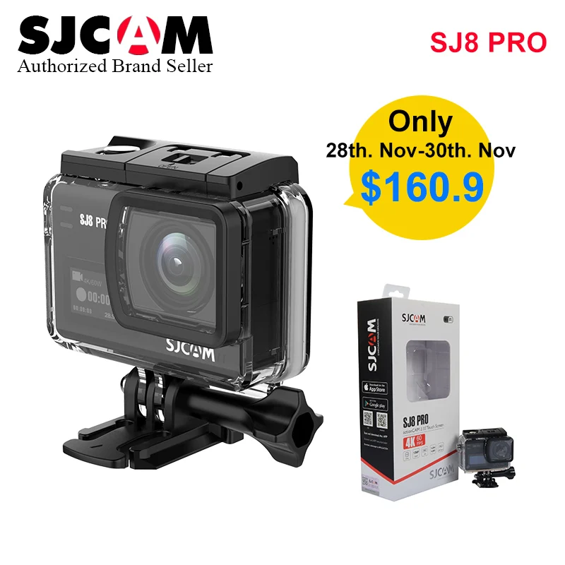 

SJCAM SJ8 Series SJ8 Air/Plus/Pro Action Camera 4k WIFI HD Action Camera with Image Stabilization Waterproof Sports