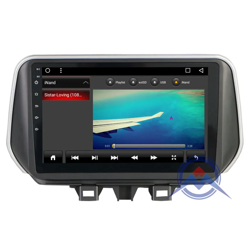 Best Android OctaCore RAM 2G ROM 32G CAR DVD Player for Hyundai SANTA FE Tucson 2018 2019 stereo Radio multimedia GPS Navigation 4