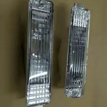 Прозрачный большой бампер передний указатель поворота светильник для Фольксваген Гольф MK2