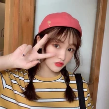 Новая пара Череп Кепка хип хоп шапка для взрослых шапка помещика мужская череп шапка резиновые шапочки унисекс Дыня шапка DZM05