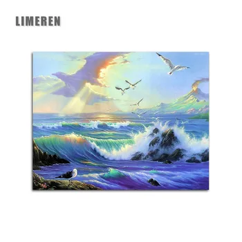 

Frameless Seascape Eagle Sky Painting By Numbers Eagles Acrylic Paints Frameless