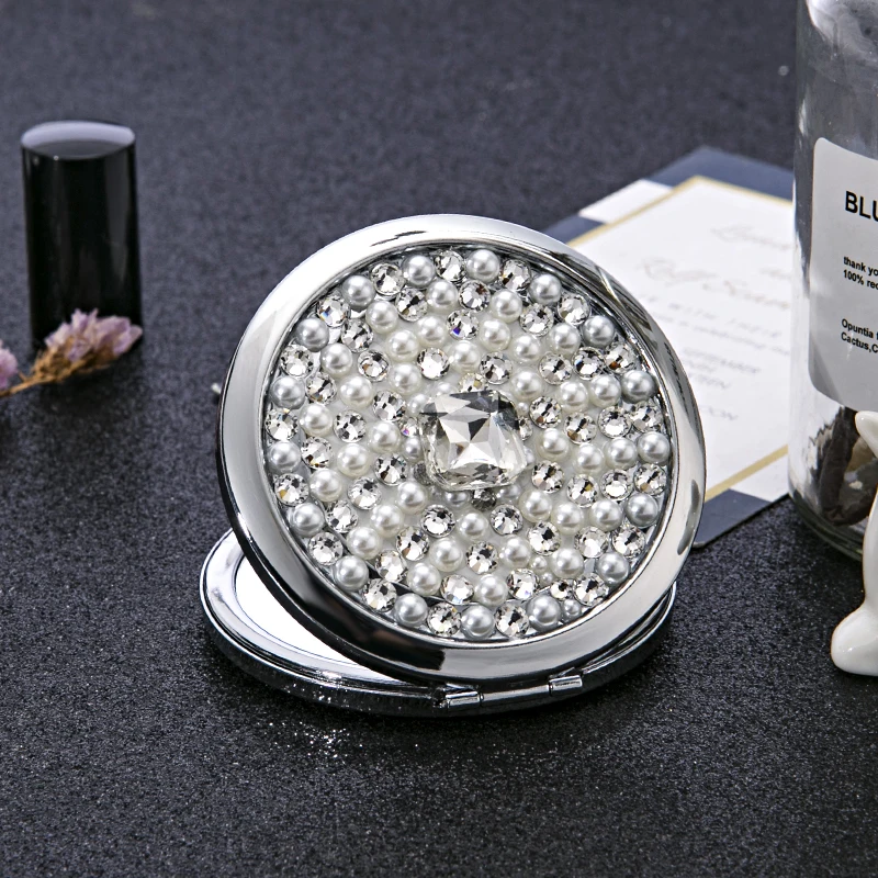 

Free Customized Engrave,Mini Pocket Cosmetic makeup mirror,Foldable Magnifying compact mirror makeup,Wholesale Party Favors Gift