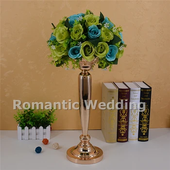 

Free shipment 10PCS/lots European metal flower vase pillar centerpiece for Wedding decorations event party decorations