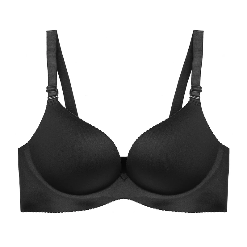 

Super Push Up bra Seamless with Padding Adjusted-Straps Wire Free Bra for Women Underwear 34B 34C 36B 36C gathering thicken bra