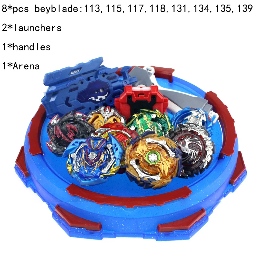 Новые игрушки Beyblade Burst с пусковым устройством стартер и арена Bayblade Металл Fusion Бог спиннинг Топы Bey Blade лезвия игрушки AAA