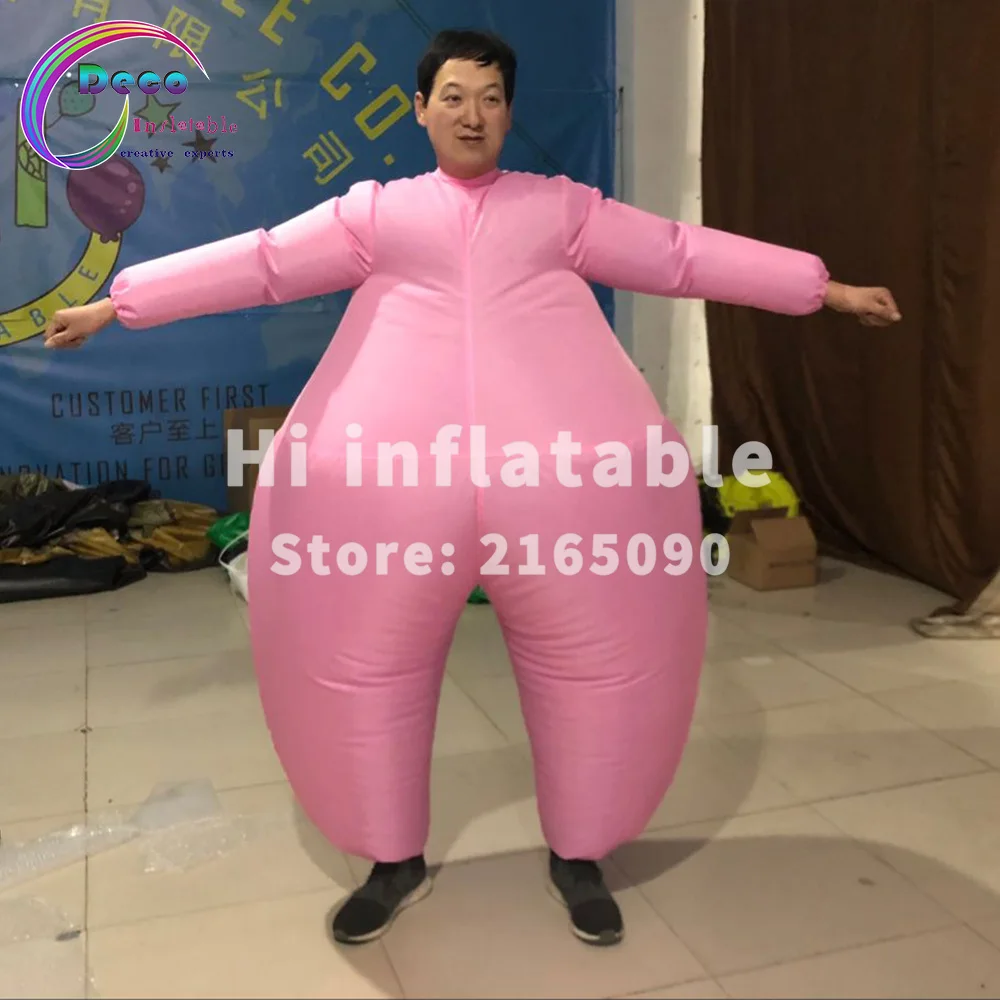 1 6 м надувные Розовые Костюмы прыгающий костюм thicc бедер|Воздушные шары и