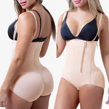Reducing and Shaping Girdles Woman Colombian Post Liposuction Latex Body Shaper Shapewear Vest