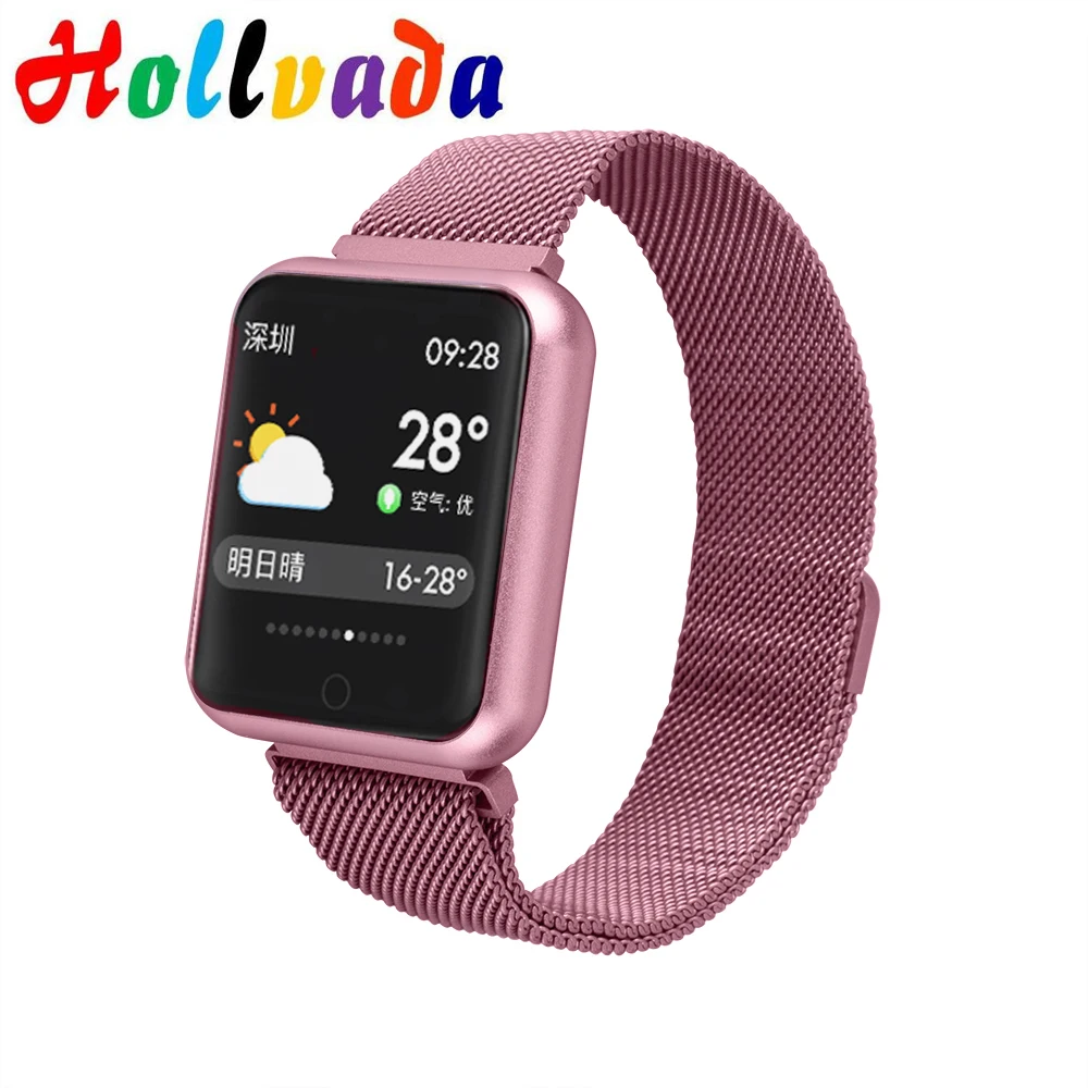 

Hollvada Smart Watch Men Women 2019 blood pressure Heart Rate Monitor watch Sports Tracker Smartwatch IP68 Connect IOS Android