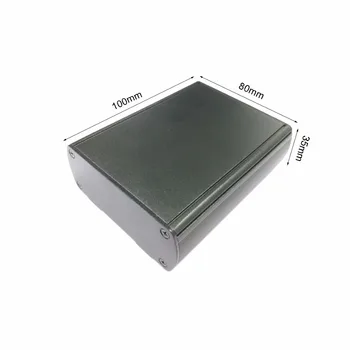 

Aluminum enclosure electrical PCB project box electornics case 80x35x100mm DIY NEW wholesale