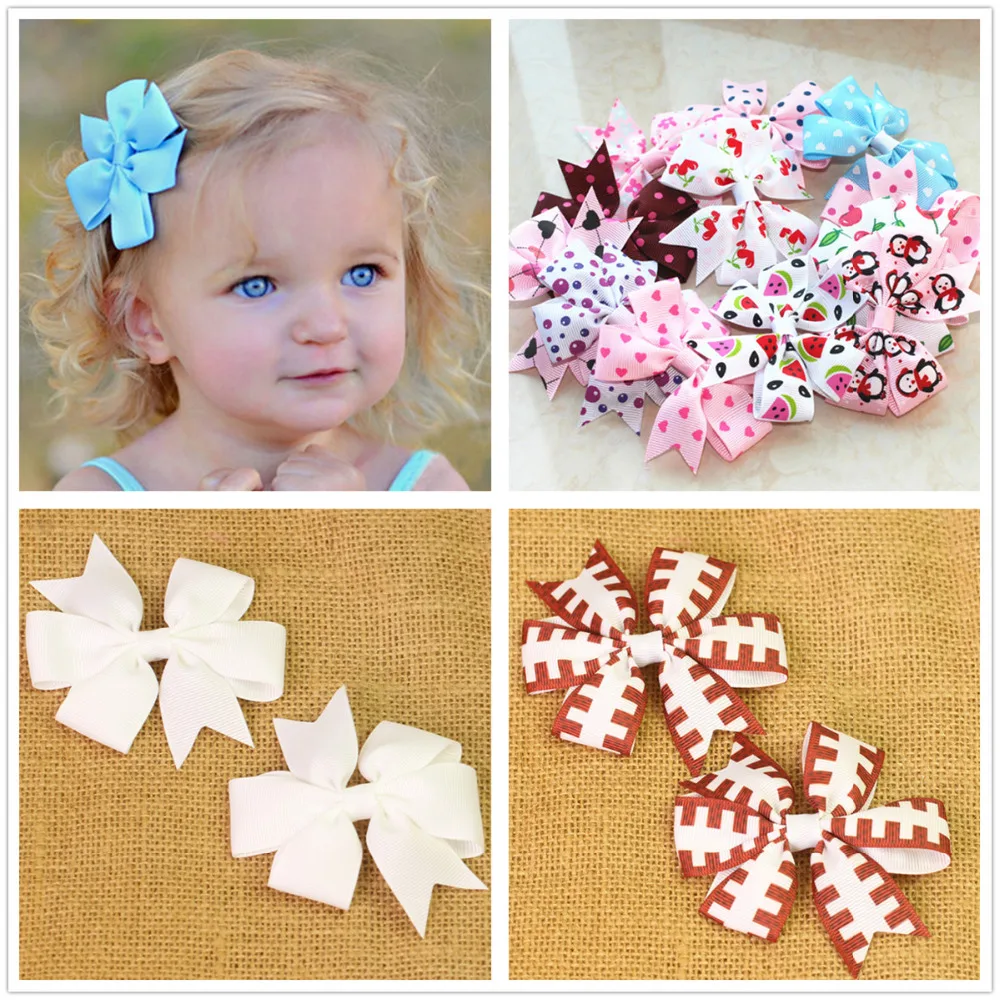 wholesale hair accessories bows clips barrettes ribbon headdress girls