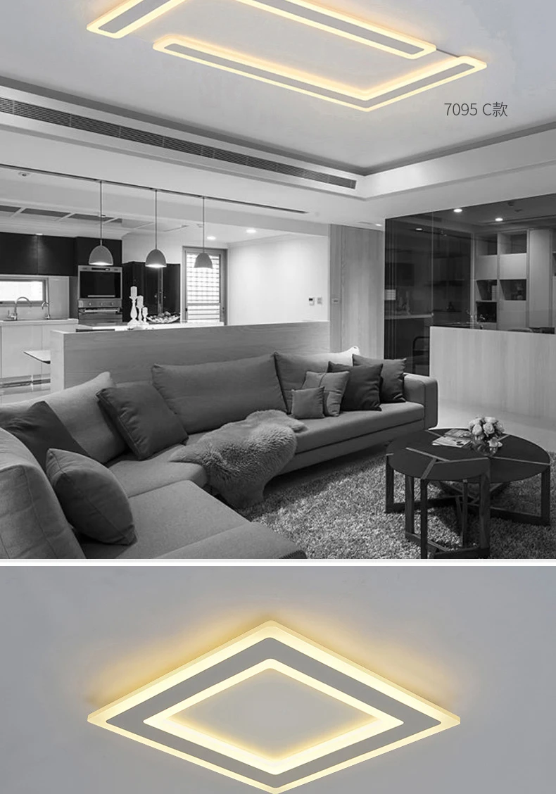 Ultrathin Surface Mounted Modern led ceiling lights for living room bedroom Study Room lustres de sala Ceiling Lamp Fixtures