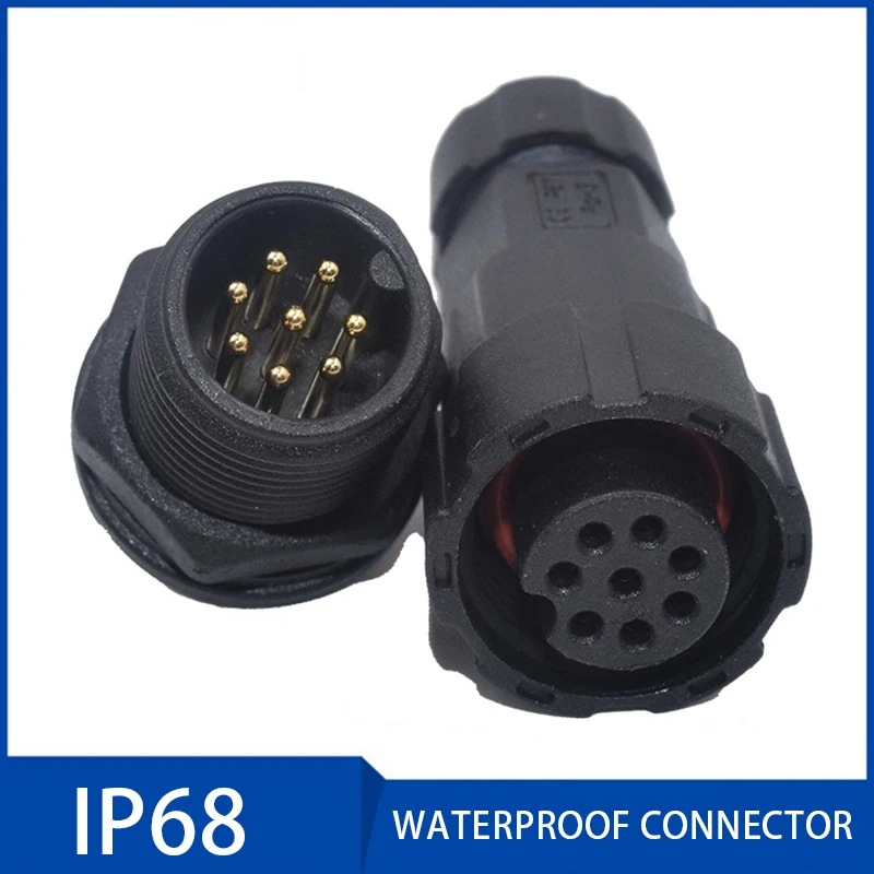 

M16 IP68 Motor Waterproof Aviation Plug 2/3/4/5/6/7/8/9/10 11/12 Pin Sensor Signal Connectors Sealed Retardant Junction Box