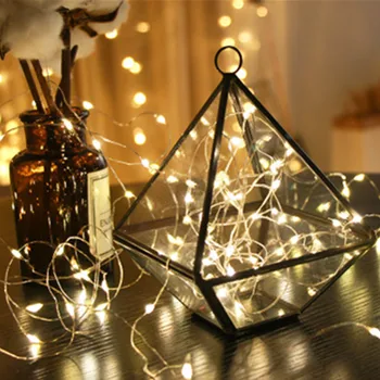 

10m 100 Led Strings Copper Wire Usb Christmas Wedding Party Decoration Led String Fairy Lights New Year Xmas Wedding Decoration