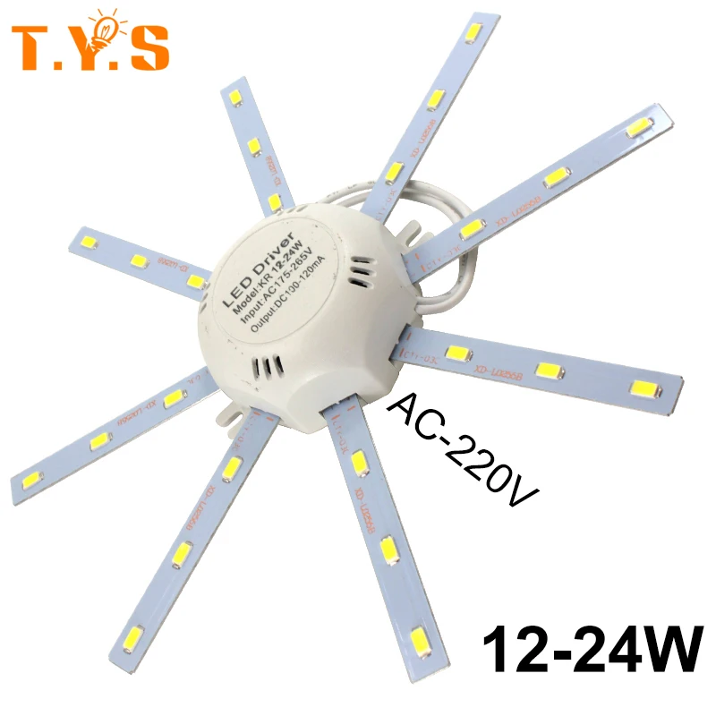 Lâmpadas Led e Tubos poupança de energia diy anel Comprimento : About 200mm