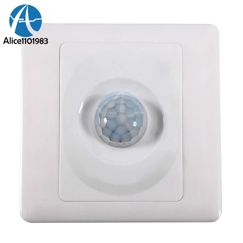 

Infrared IR PIR Senser Switch Module Body Motion Sensor Auto Lights Lamps AC110V-220V Ad Hoc Adjustable 5LUX-500LUX Single-Wire