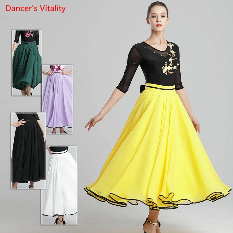 Ballroom Dance Skirt New Adult Waltz 