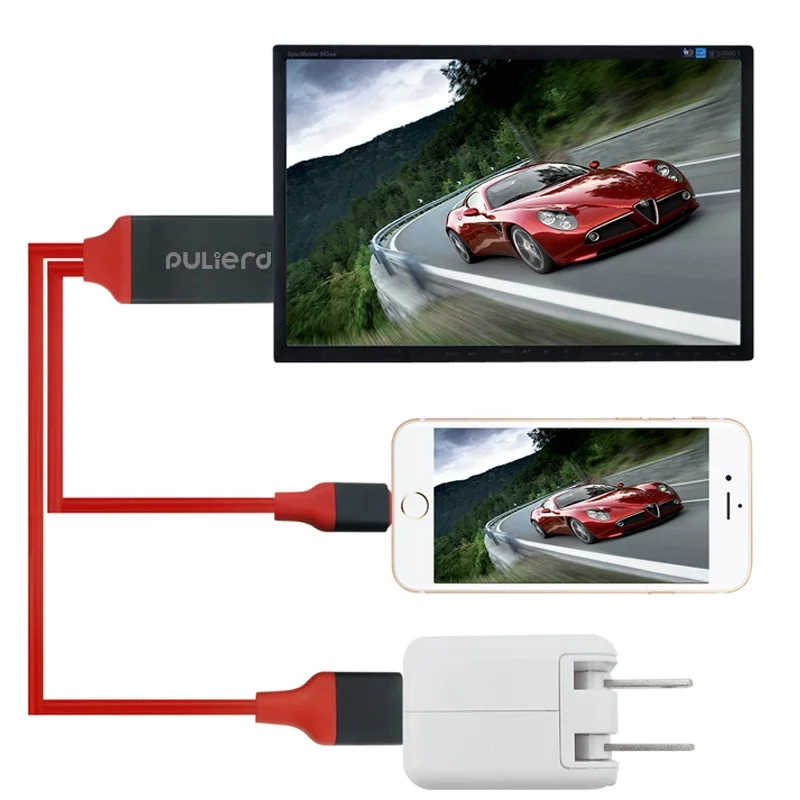 Поликлида 2 м 8 Pin к HDMI кабель адаптер 1080P HDTV цифровой для iOS 10 11 iPhone X 5 SE 6S 7 Plus iPad Air Pro
