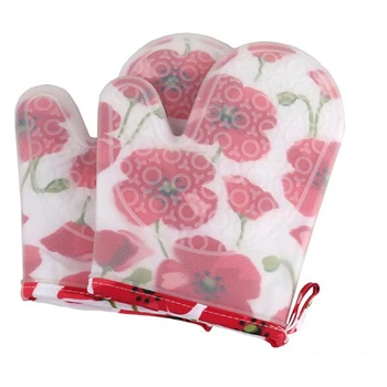 

CFen A's Silicone Oven Mitt Non-slip Quality Oven Gloves Heat Resistant BBQ Oven Glove Bakery 1 pair
