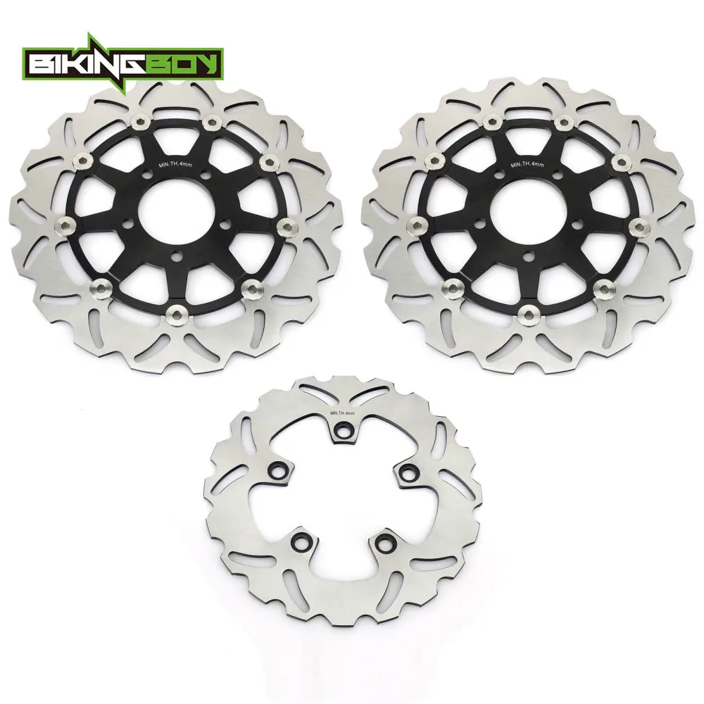 BIKINGBOY для Suzuki GSX R 1000 03 04 K3 K4 GSXR 600 750 2004 2005 K5 Передние Задние тормозные диски Диски