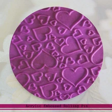 Любовь рисунок в форме сердца акриловые украшения торта Скалки кухонные аксессуары