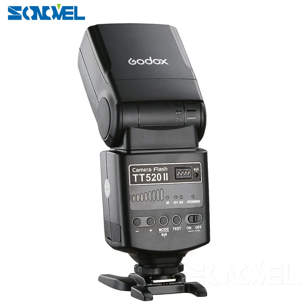 GODOX TT520II GN33 Вспышка Speedlite+ передатчик для цифровой однообъективной зеркальной камеры Canon EOS 1300D 800D 750D 760D 700D 650D 100D 80D 77D 60Da 5Ds флэш-памяти