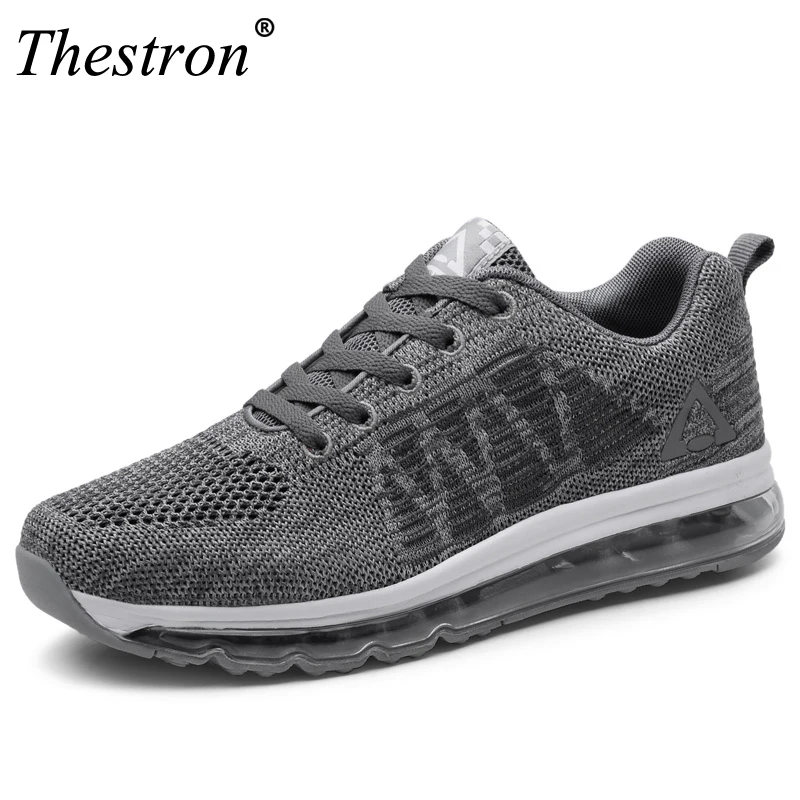 

2018 Men Trail Running Shoes Man Athletic Footwear for Sport Air Mesh Gym Comfortable Barefoot Anti-slip Sneaker Slimming Boost