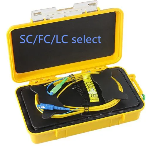 

FirstFiber OTDR Dead Zone Eliminator Fiber Rings Fiber Optic OTDR Launch Cable Box 1km SC LC FC SM 1310/1550nm