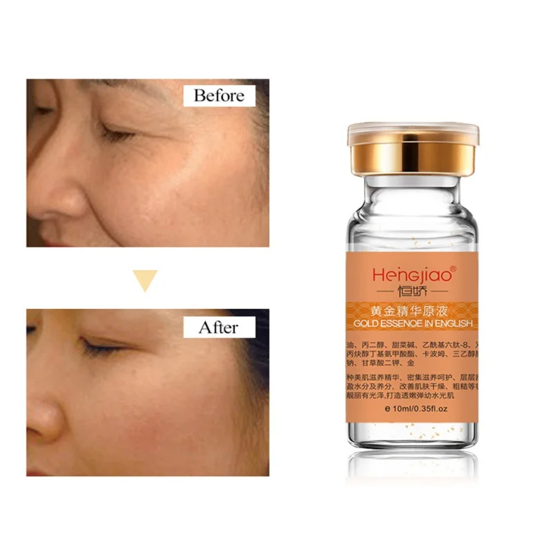 

24K Gold Essence Day Cream Anti WrinkleCollagen Whitening Moisturizing Hyaluronic Face Serum