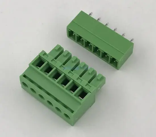 

10sets Straight-in vertical side terminal block 3.81MM plug-in male and female plug-in terminal 15EDGKA/KB-3.81