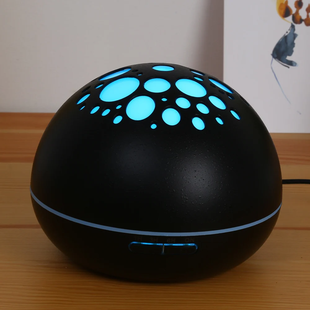 

GX.Diffuser GX-21K 300ml Ultrasonic Air Humidifier Essential Oils Aroma Diffuser Household Appliances With LED Night