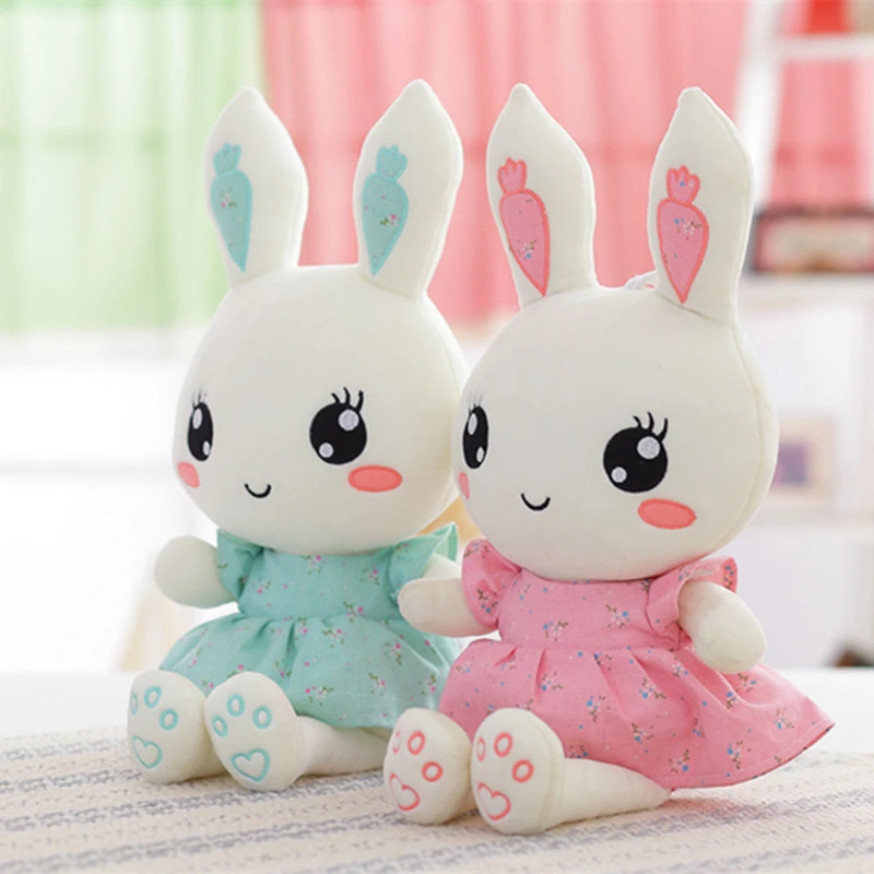 40センチメートルかわいい着てドレスウサギぬいぐるみバニーぬいぐるみ ぬいぐるみ動物のおもちゃ人形同行睡眠おもちゃギフト子供のための Stuffed Plush Animals Aliexpress