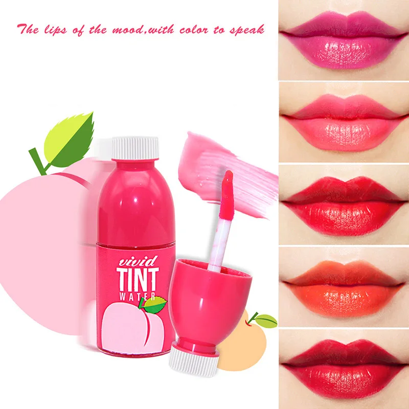 

5 Colors Makeup Red Color High Quality Liquid Lipstick Non Stick Cup Lip Gloss Long Lasting Waterproof Makeup Lips Stick