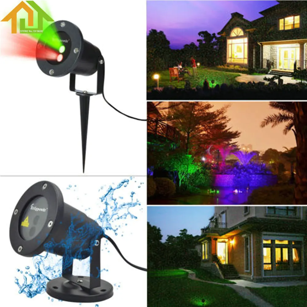 

Waterproof Garden Tree Moving Laser Projector LED Stage Light Sparkling Landscape Lights for Outdoor /Indoor Home/House Decorati