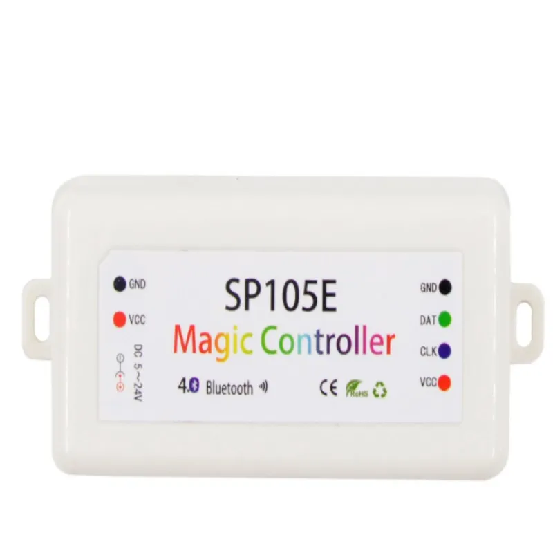 LED SP105E волшебный контроллер Bluetooth 4 0 Φ 2048 пикселей для WS2811 2812 2801 6803 IC светодиодная