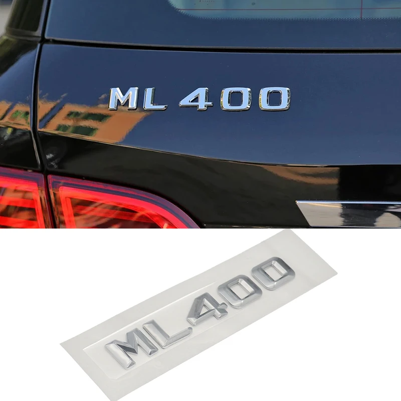 

Car styling For Mercedes Benz ML Class ML320 ML350 ML400 ML450 ML500 ML550 Trunk Rear Emblem Badge Logo Chrome Lettering Sticker