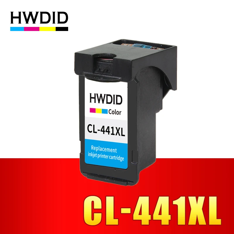 

HWDID CL 441 Refilled Ink Cartridge Replacement for Canon CL441 xl for PIXMA MG4140 MX394 MG2240 MG3180 4180 MG4280 MX378 MX438