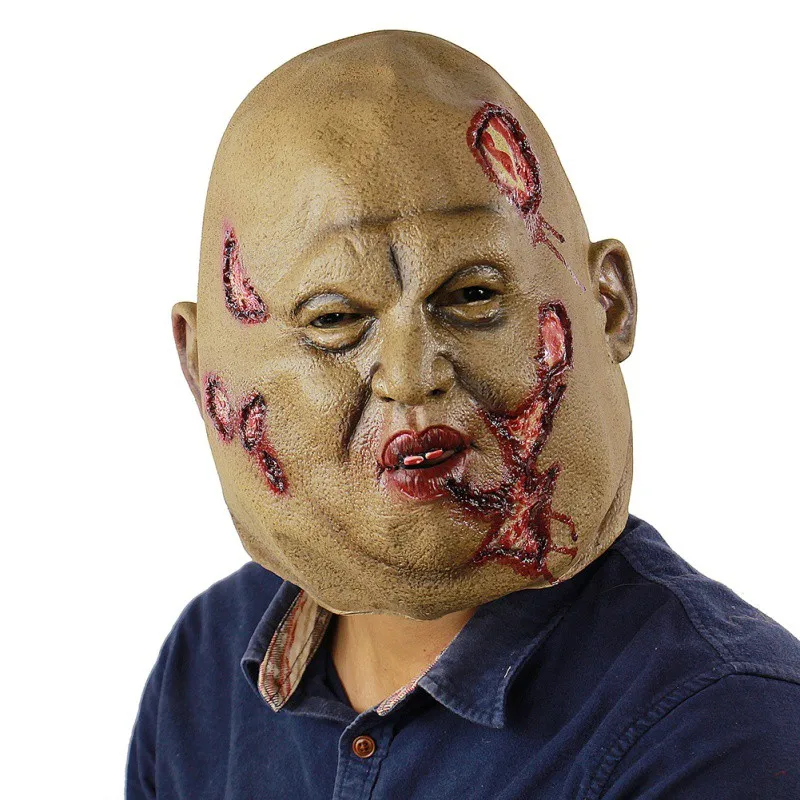 Маска для Хэллоуина, ужасы латексная маска для хеллоуина нарядный реквизит праздничные вечерние принадлежности страшная маска маскарад, хеллоуин