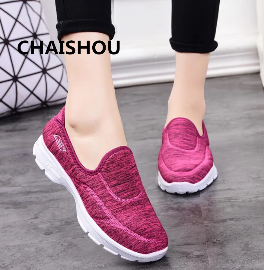 

CHAISHOU 2019 Shoes Woman Loafers New Fashion Casual Shoes Flat Vulcanized Shoes Slip On Breathable Comfortable Shoes B-97