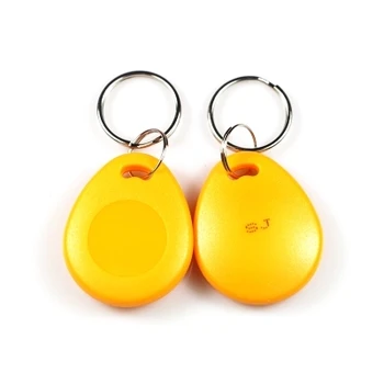 

100pcs 125khz Writable Keyfobs RFID T5577 Proximity Rewritable Blank Keychains Access Control token Tags