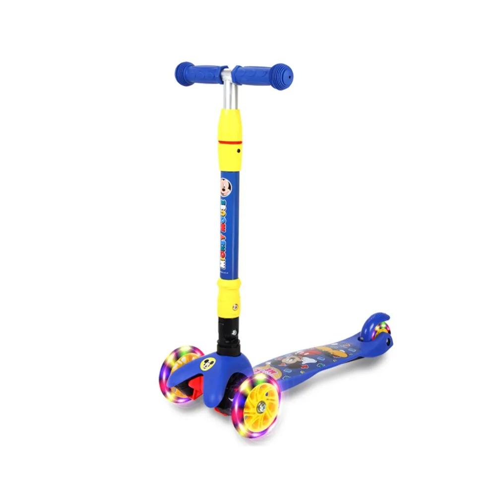 

Children kick scooter pattern foldable Adjustable Height Scooter gift for child