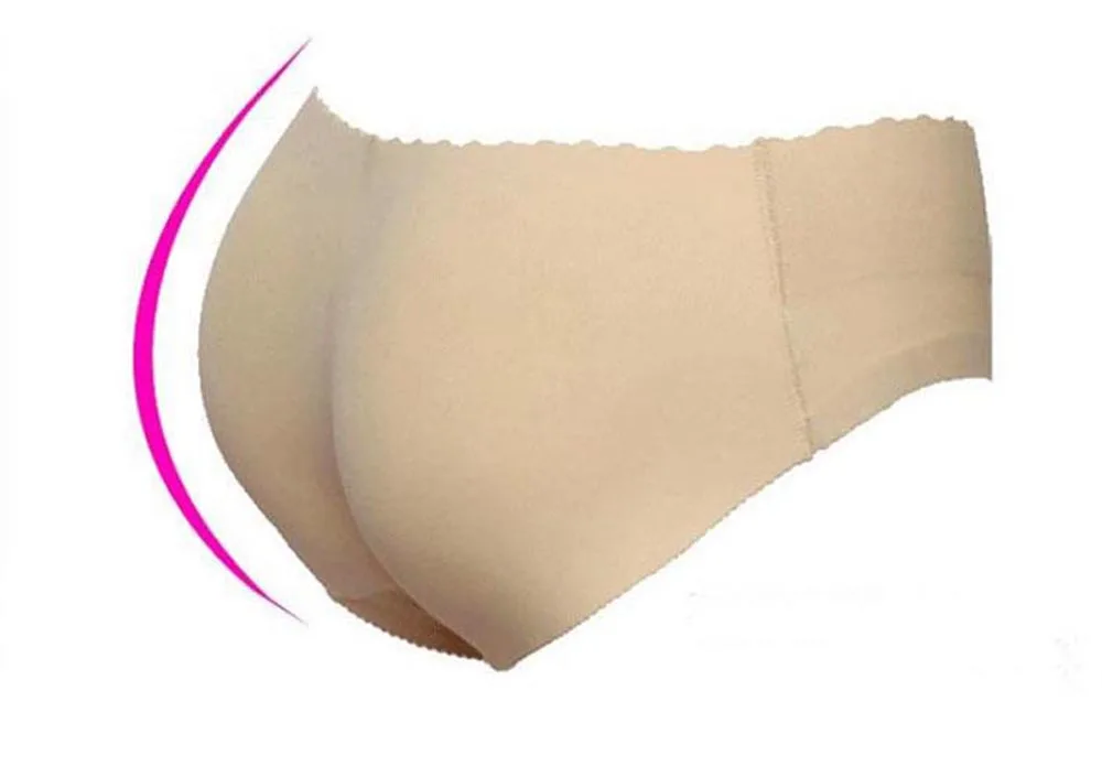 Amazing Lady Seamless Briefs Bum Padded Butt Enhancer Hip Up Underwear Panties S-XL Free Shipping 09
