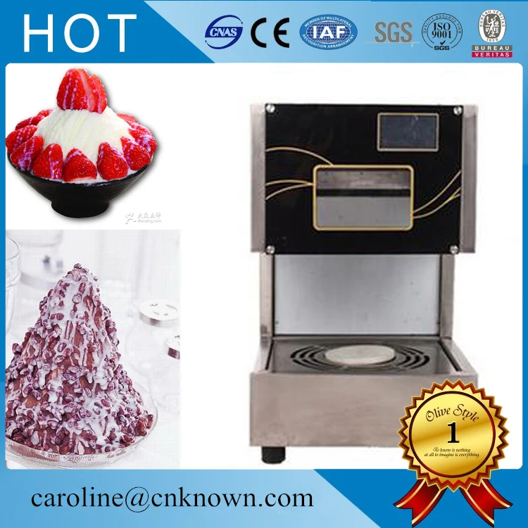 304 food grade stainless steel electric snow flake shaved ice machine