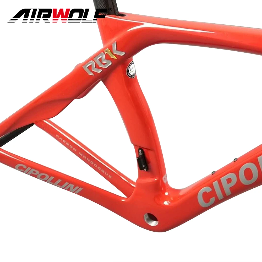 Best Full Toray T1100 carbon road bike frame accept customized color painting telaio bici da corsa carbonio with BSA carbon frame 2