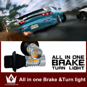 

Tcart Auto LED Bulbs Reverse Backup Break Stop Turn Signals Dual function For Ssangyong kyron/korando/actyon/rexton/accessories