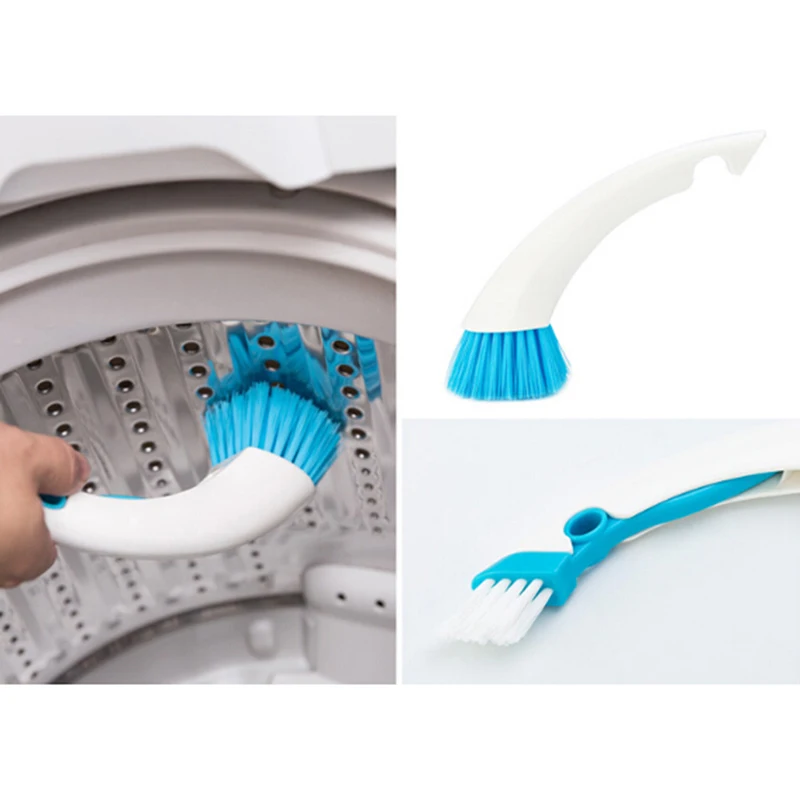 Новая Универсальная двойная головка для ванной комнаты Чистка щеткой машина слот щетка для очистки волос внутренняя трубка Чистая щетка