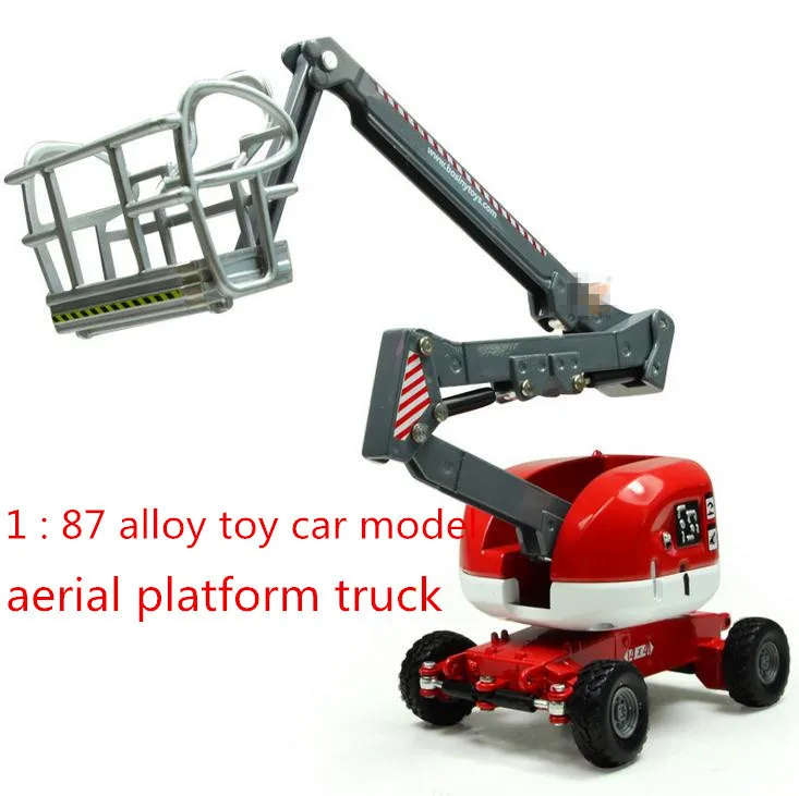 

Free shipping!2014 super cool ! 1 : 87 alloy slide toy models construction vehicles aerial platform truck, Baby educational toys